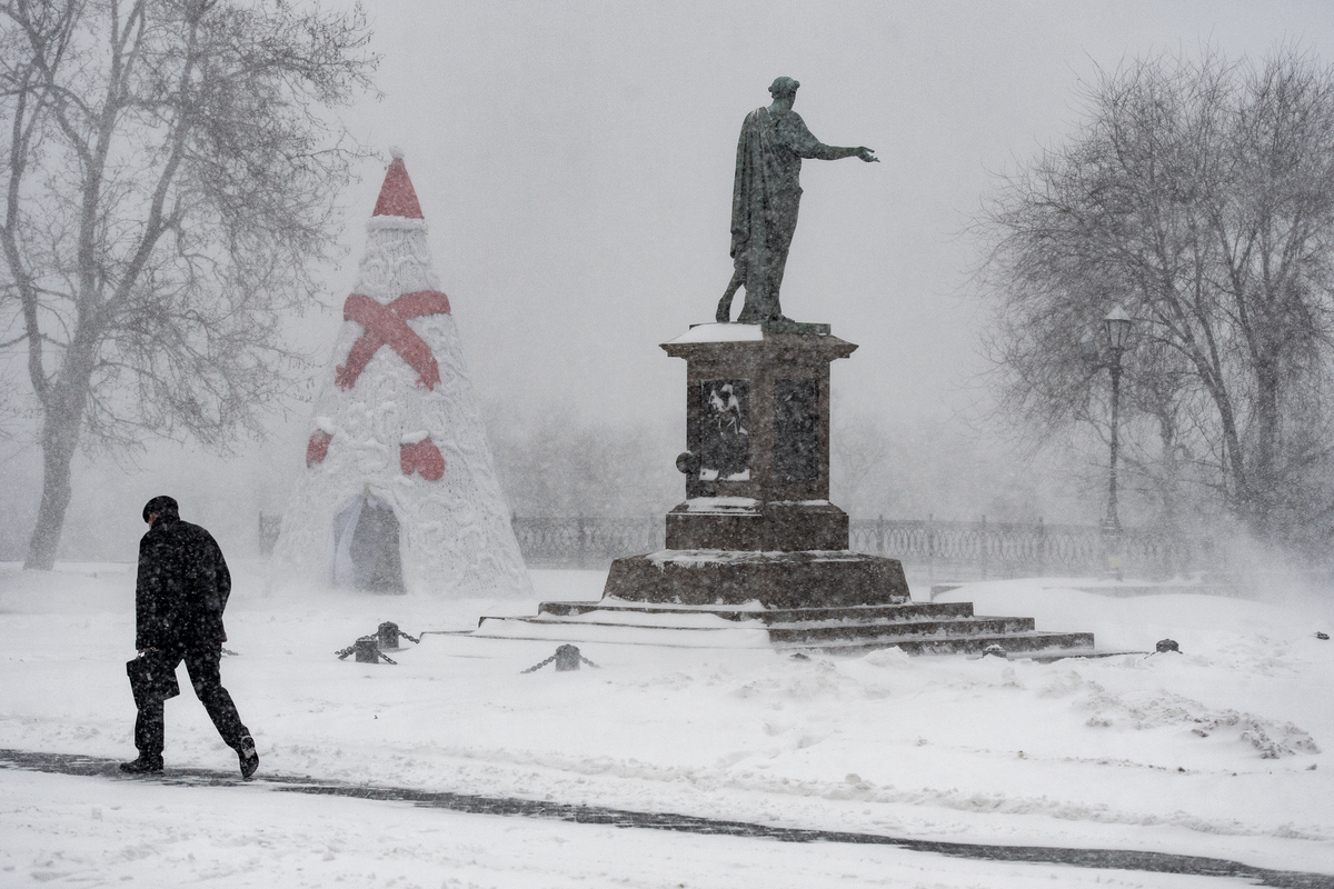 Засніжене місто 1
