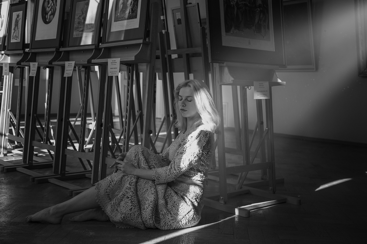 Портрет в музее 2