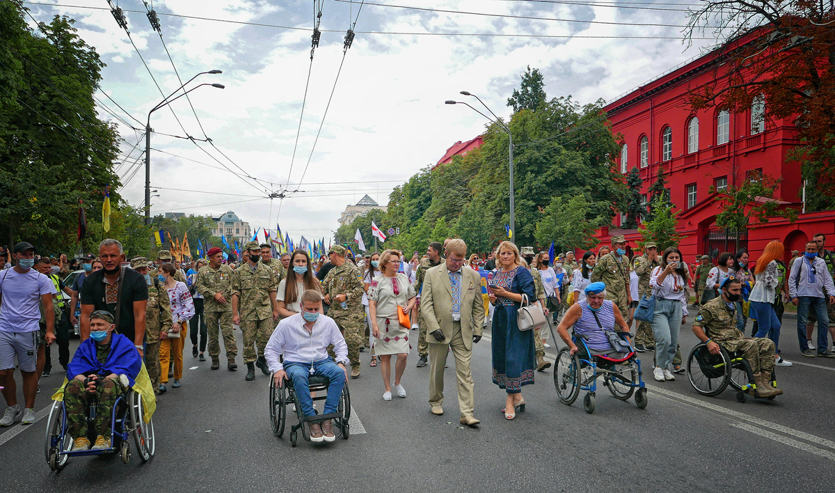 Марш Захисників України. Київ 24.08.2020.