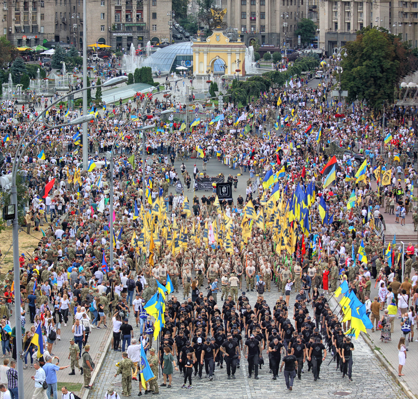 Марш Захисників України. Київ 24.08.2020.
