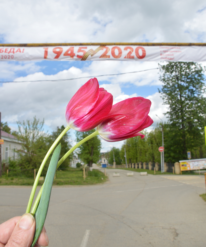 Victory holiday without people