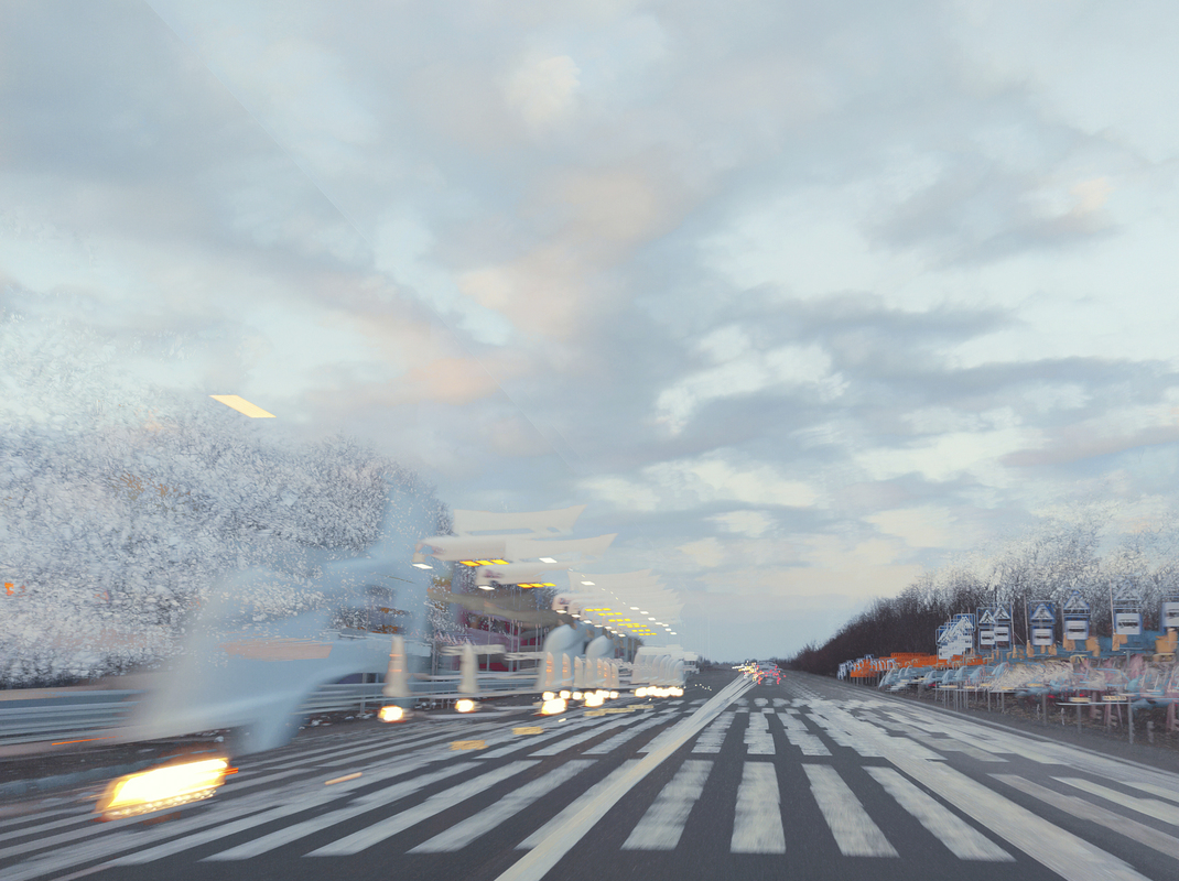 Серія фото «Long exposure N14» - це відображення «хепі-енду» тривалої історії дороги Н-14, що по’єднує сотні тисяч людей, центр та південь України, міста Кропивницький та Миколаїв. В проекті представлені  8 фото, виконані в режимі довгої експозиції (без застосування фоторедакторів, без клонування, зміни та накладення зображень). Таким чином передані сенси та відчуття  тревел-калейдоскопу, динаміки і руху, враження від миттєвостей подорожі. Колись найгірша дорога в Україні, у 2020 році після відновлення вона трансформувалась у певний «портал» можливостей для багатьох подорожуючих – саме тоді, коли більшість людей потерпали від пандемії коронавірусу та втрачали усталені зв’язки і звичний спосіб життя. В цих умовах траса Н-14 стала символом реальної, а не віртуальної комунікації, прикладом подолання численних викликів. Фото зроблені в взимку 2021 р.