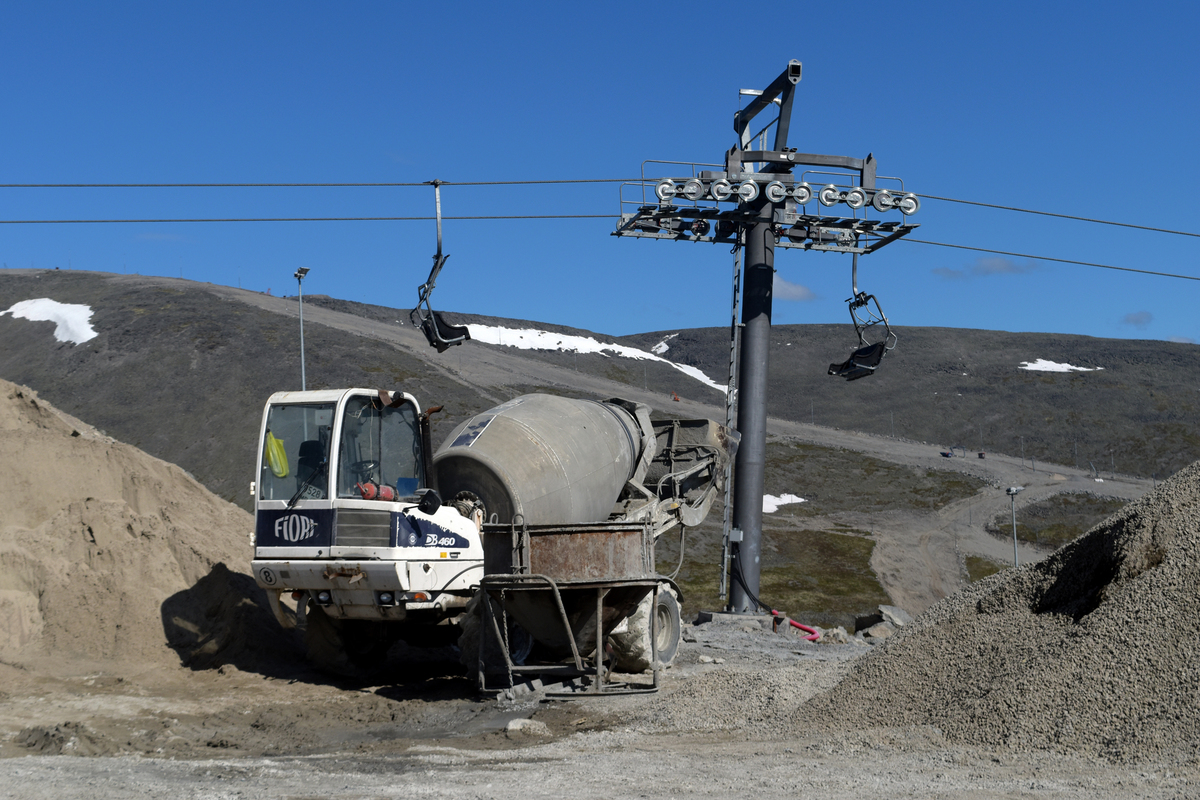 Стройка в Хибинских горах. Серия 003