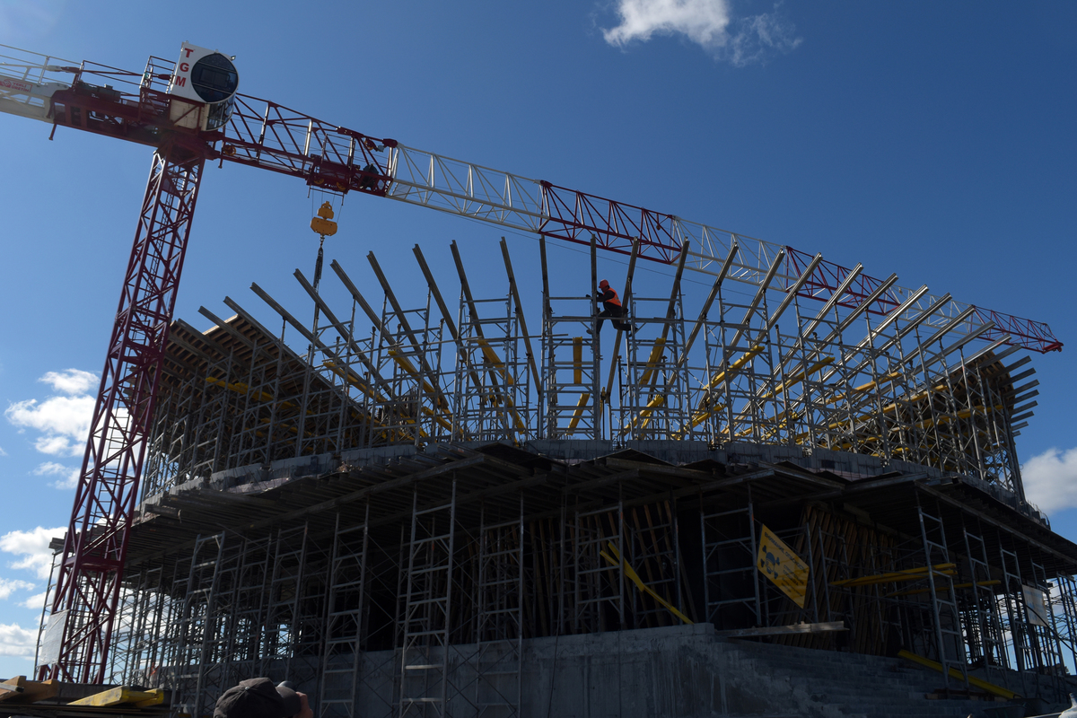 Стройка в Хибинских горах. Серия 005