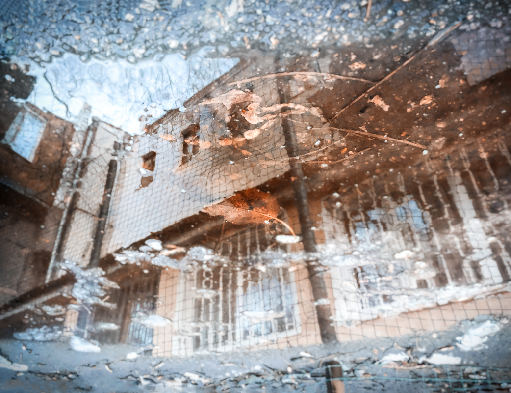 в холодном отражении осени