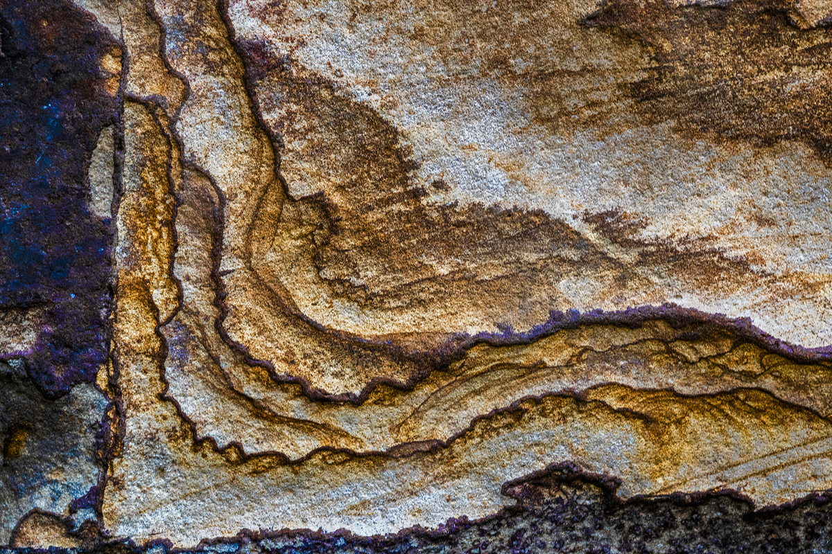 Rock with multi colors