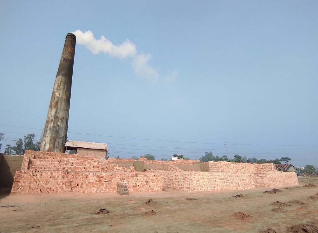 Chimney of A Brickfield
