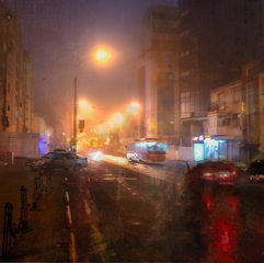 Нічний трамвай.