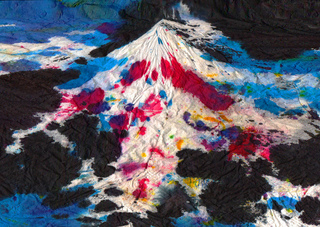 Фудзіяма - скан з серветки після чистки принтера