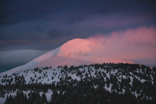 Вид Говерлы с вершины Петроса