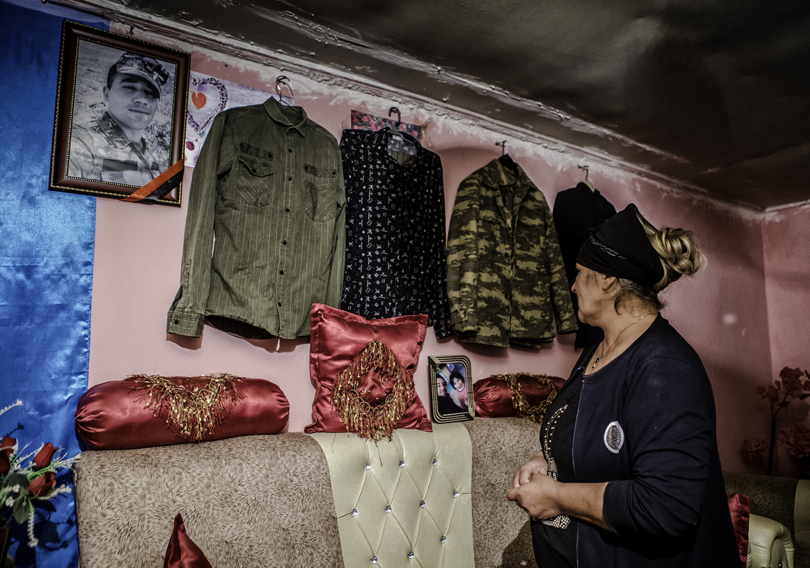 Mother who lost her only son 