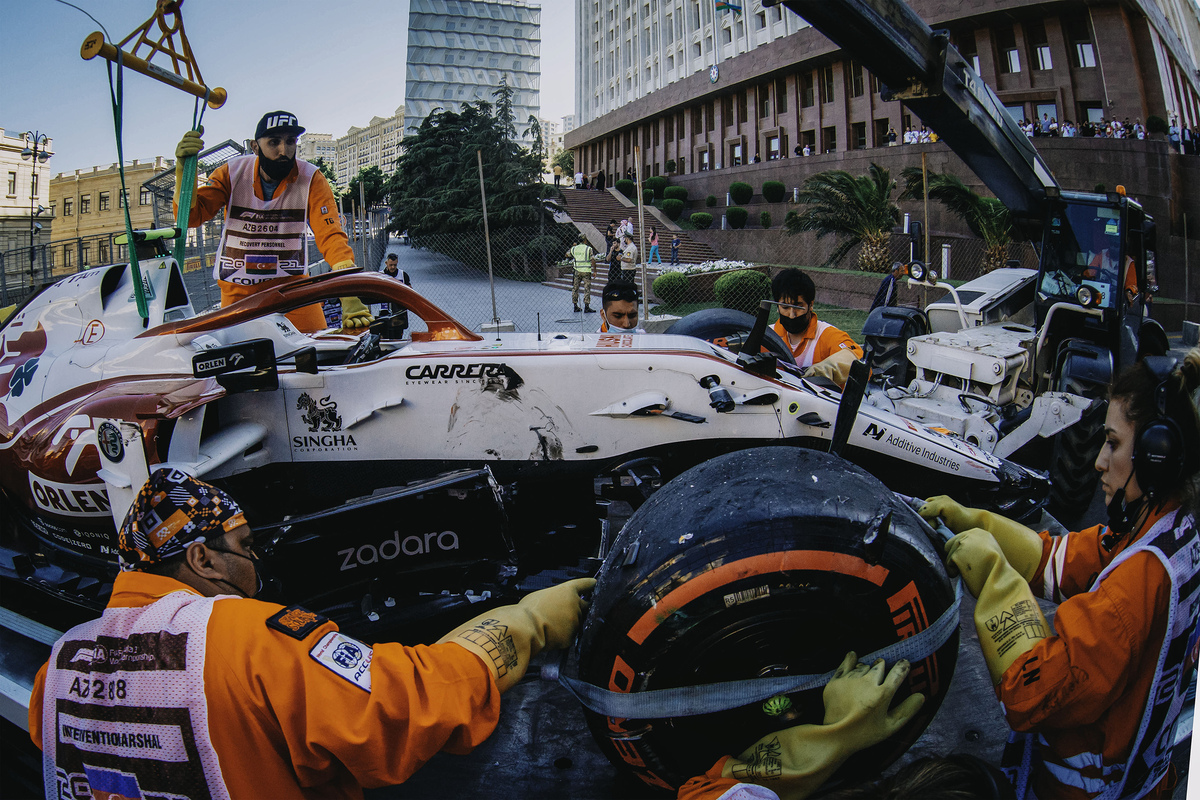 Formula 1 moment of accident 7