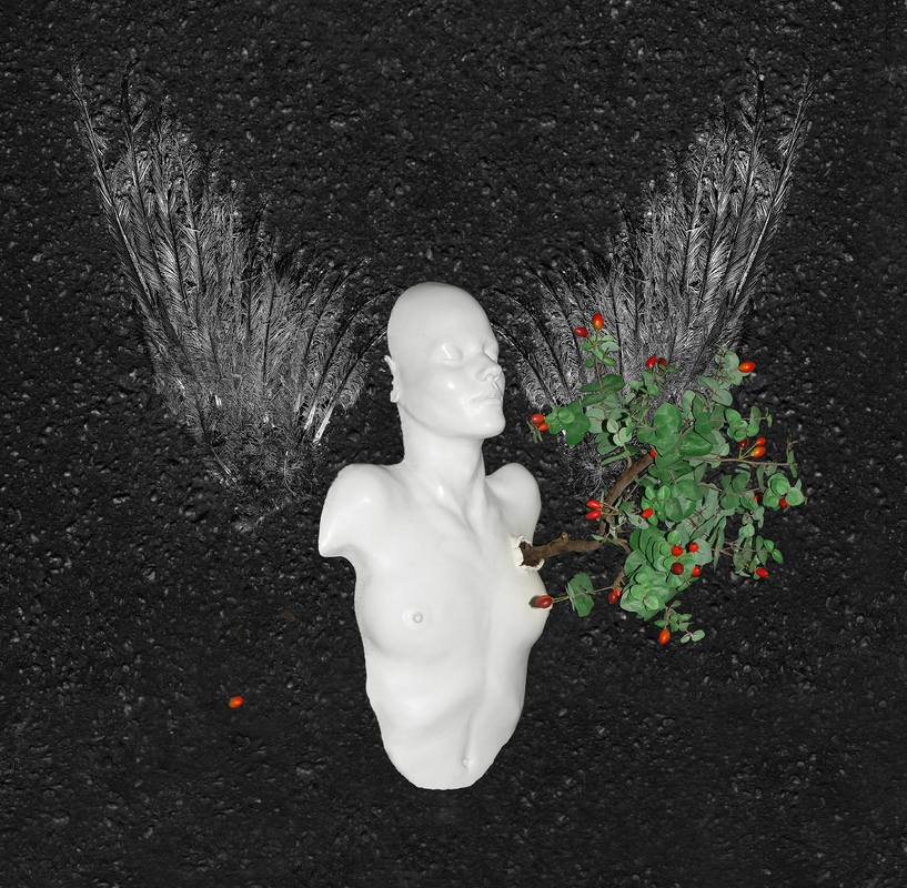 Янгол, закатаний в асфальт