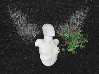 Янгол, закатаний в асфальт