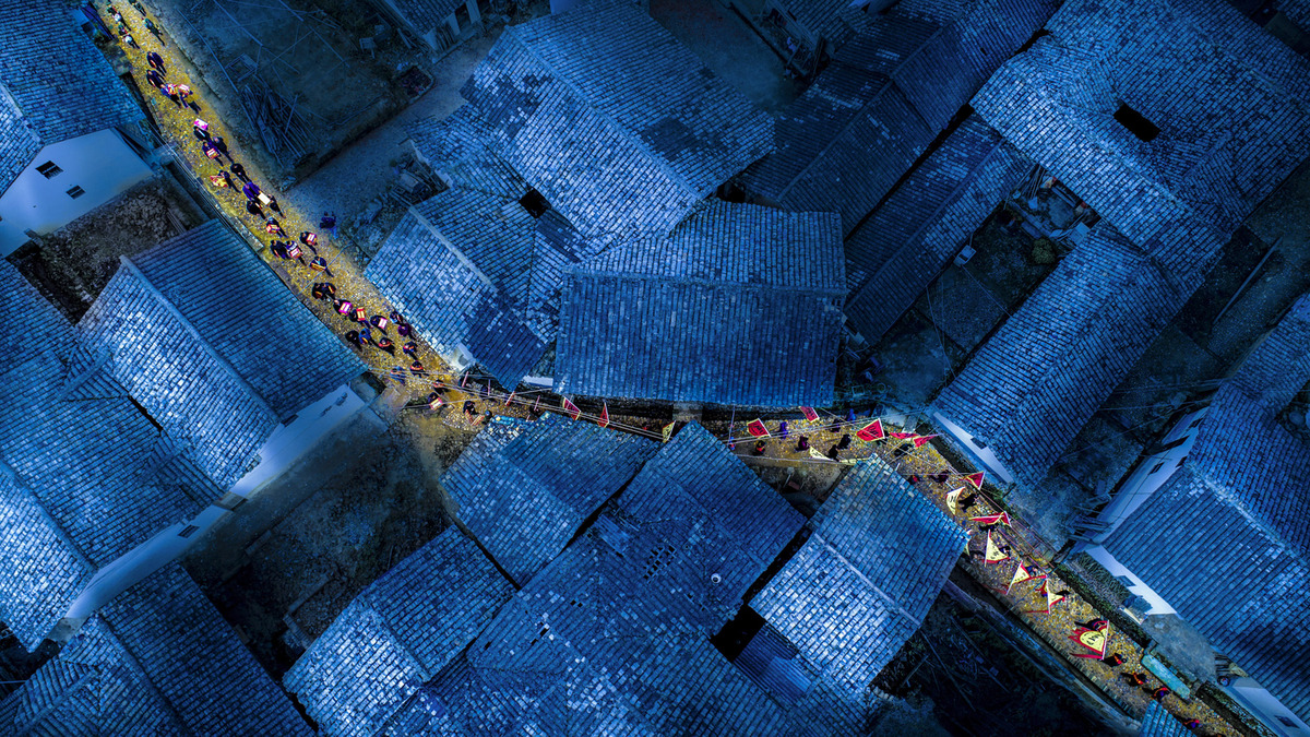 Grand ceremony in Hakka village