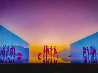 Dance in the mirror of sky