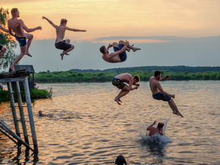 Кульбіт на заході дня