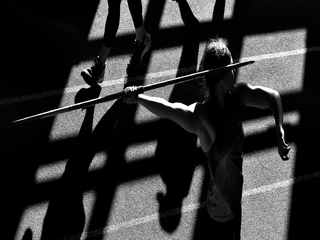 Javelin thrower graphics