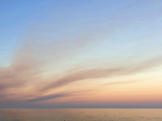 The calm of the evening