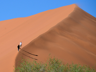 Going to the top Sossusvlei