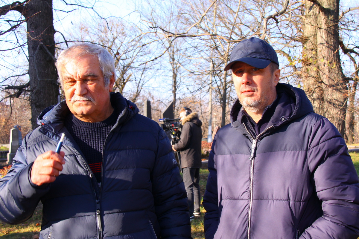 Василь Шкляр і В'ячеслав Кириленко.