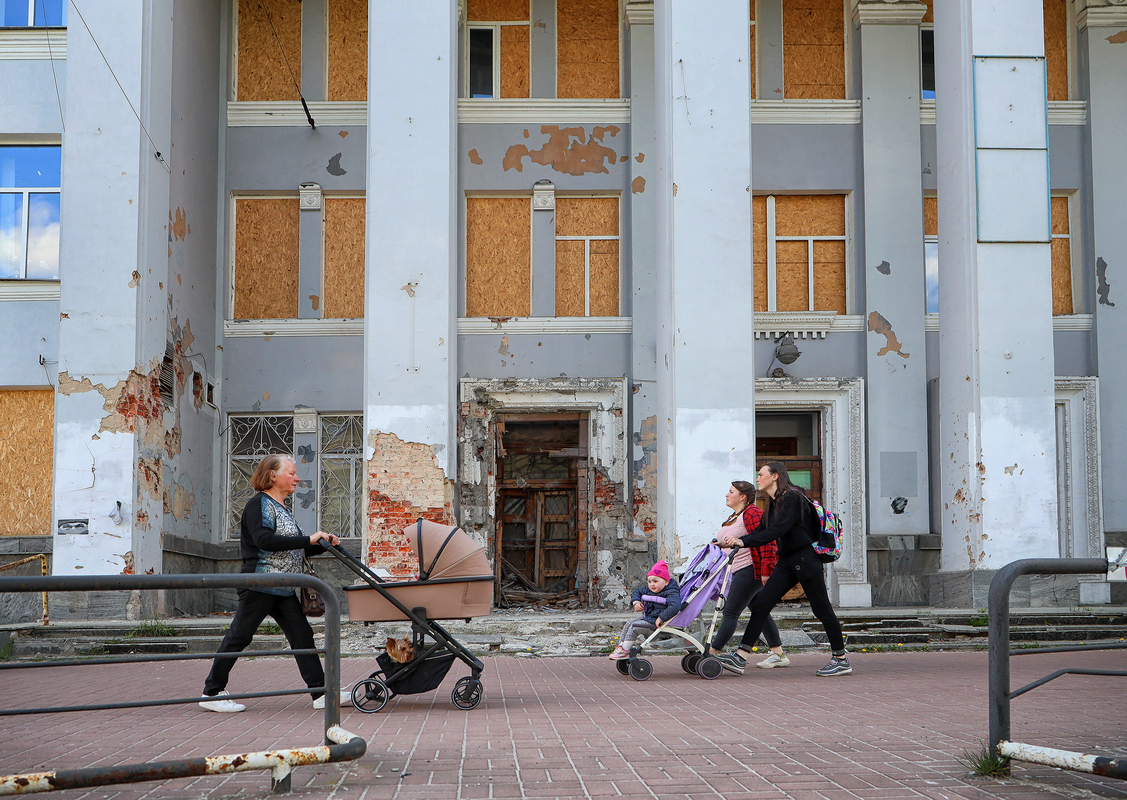Головне відділення Укрпошти в Чернігові, квітень 2023.