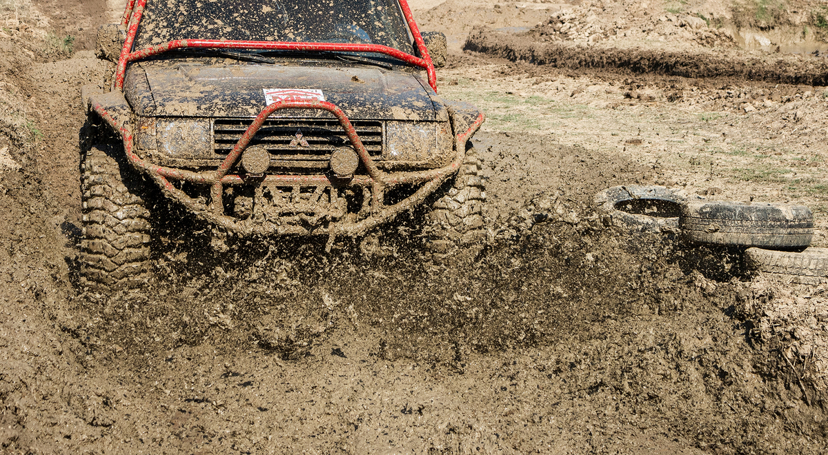 Mud riding