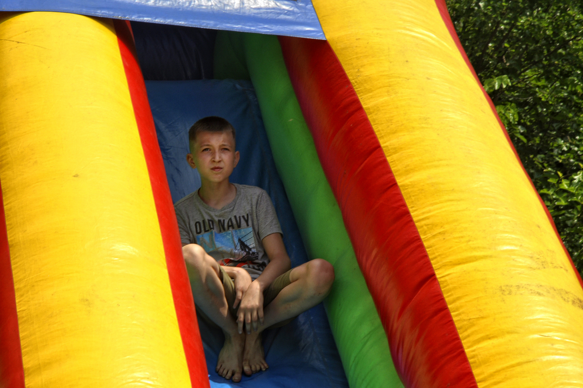 Атракціони для дітей переселенців