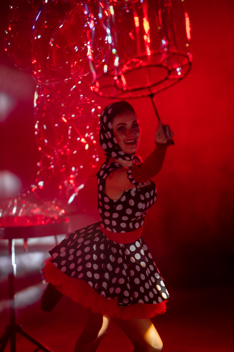 Шоу мильних бульбашок