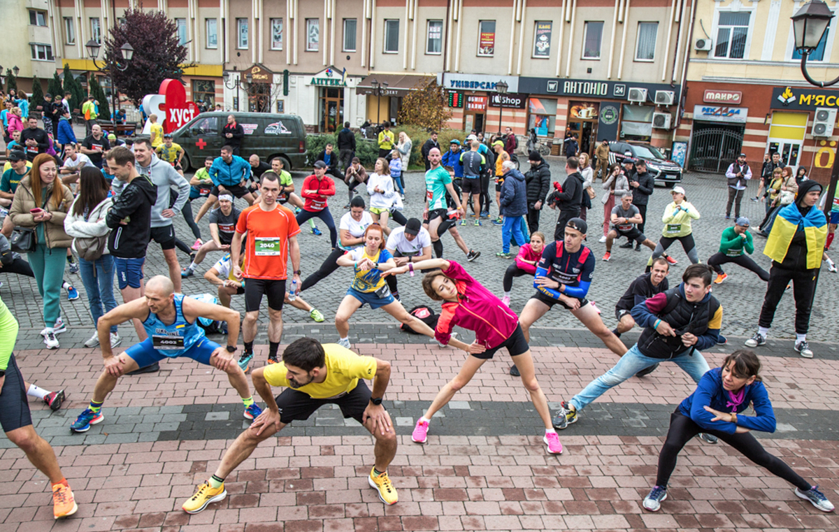 30.10.2022 м.Хуст Україна Розминка перед стартом