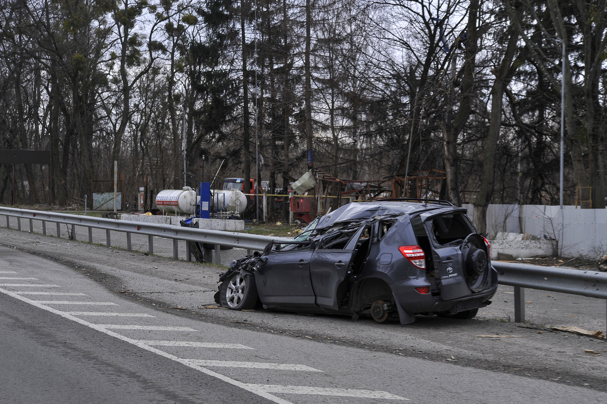 Переїхана танком