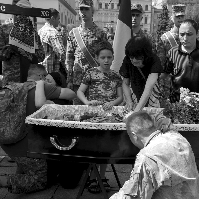 20.06.23 Київ, Майдан Незалежності, прощання з загиблим захисником Іваном Шульгою