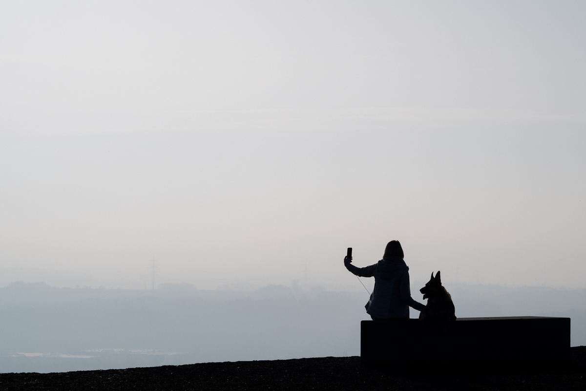 Selfie im Nebel