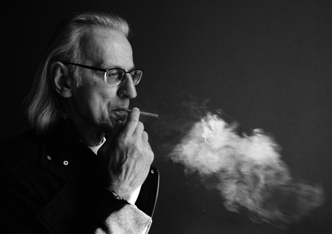 A man with a cigarette