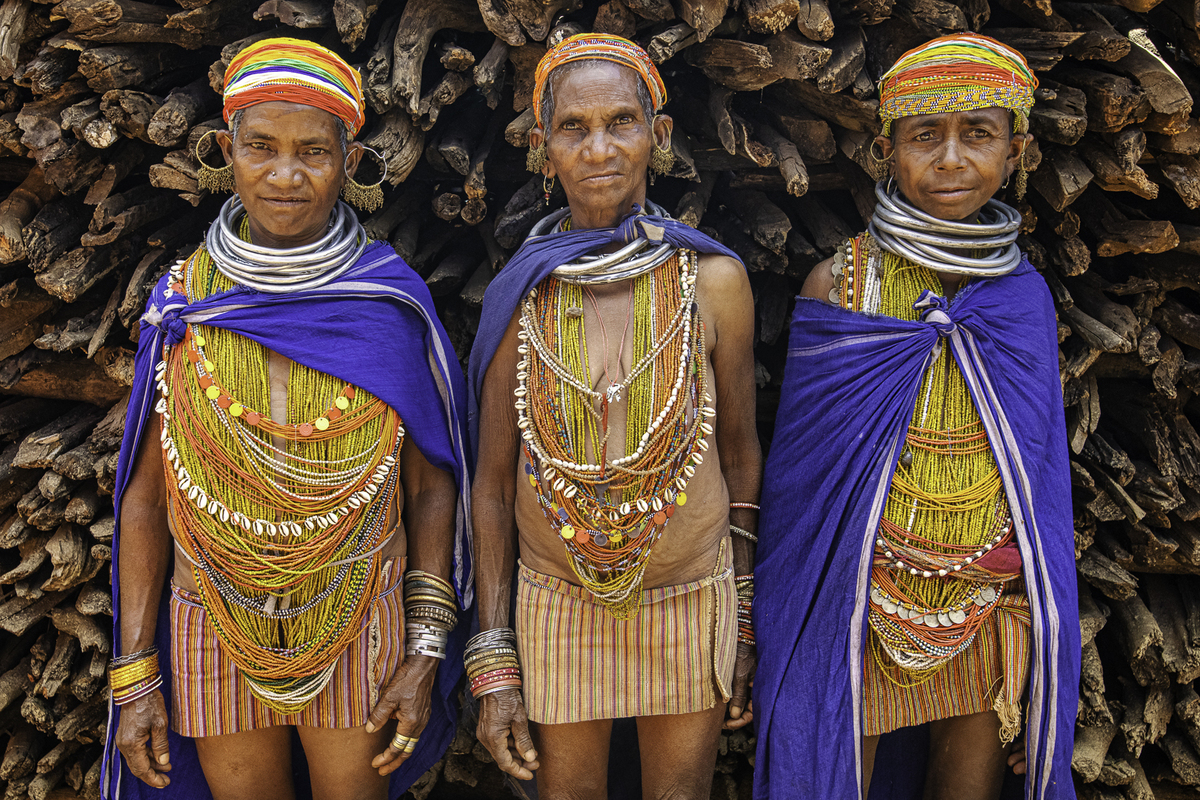 Three bonda tribal women 1668