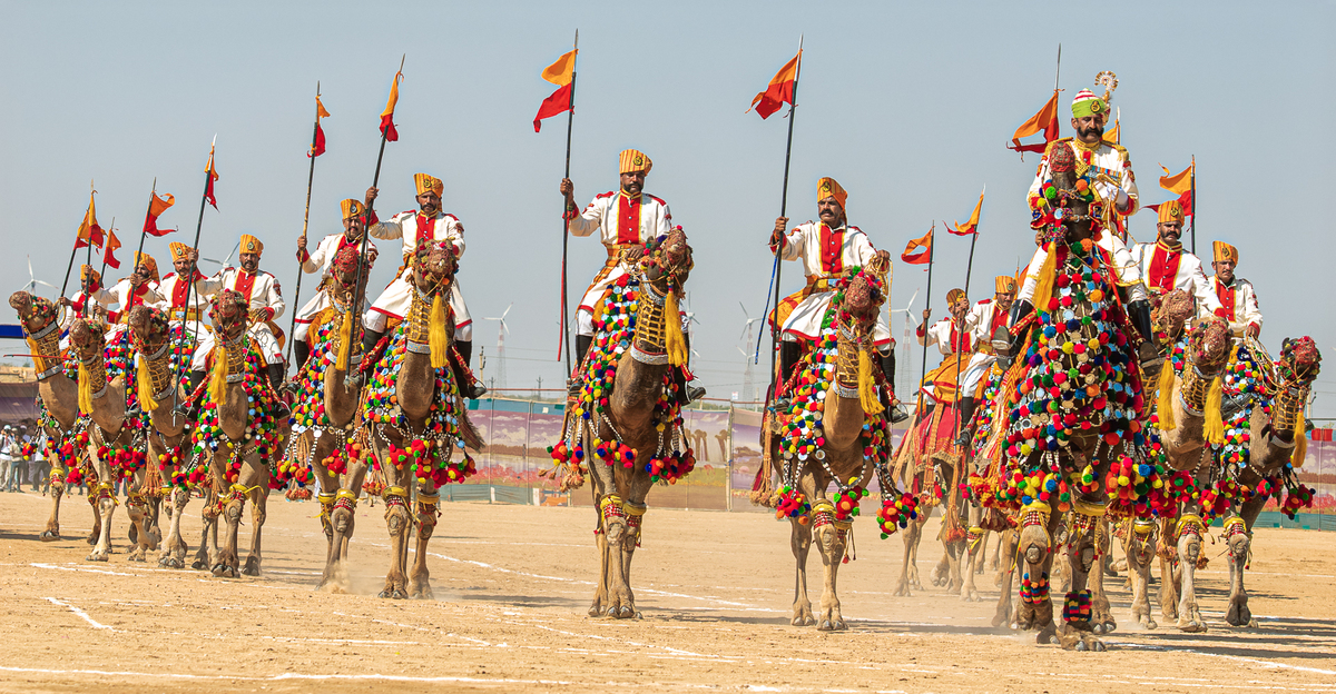 March past of camels 0907