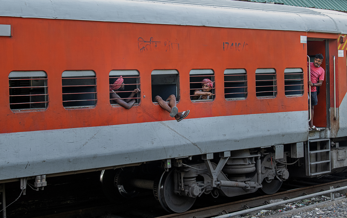 Journey in a train-7933