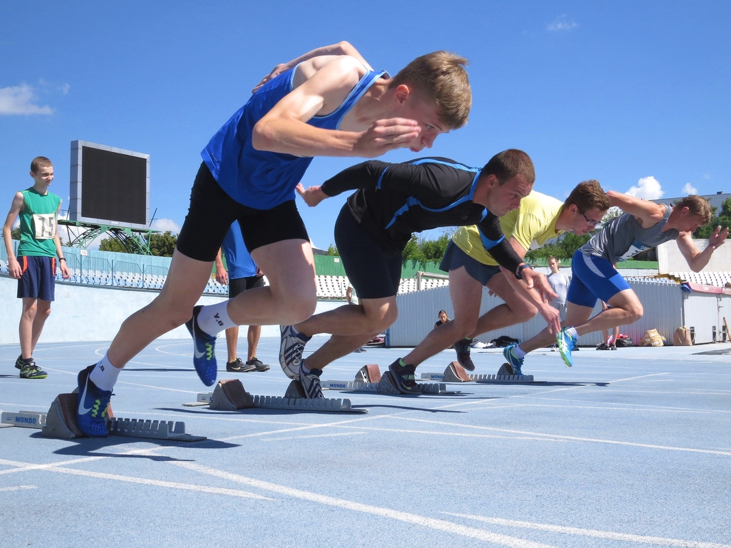 На старті хлопці