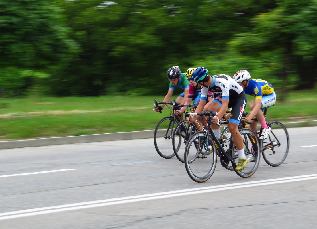 Велогонка по місту 