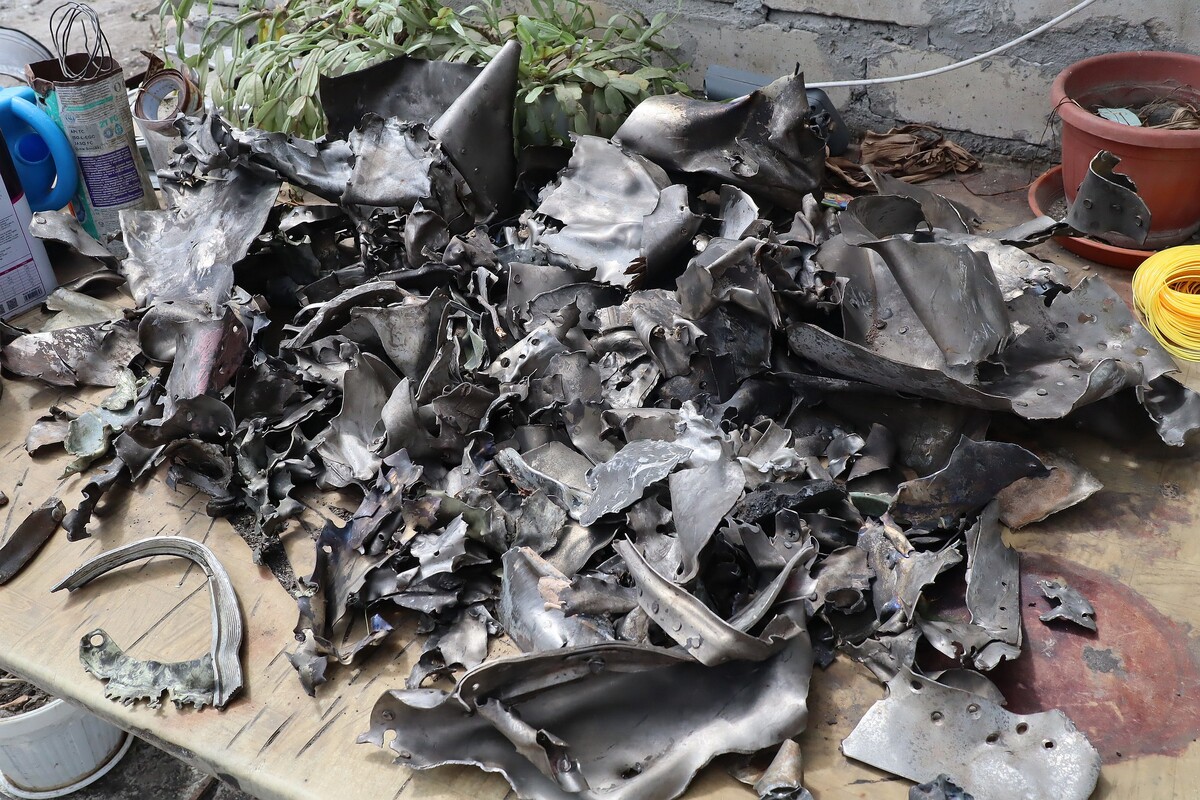 Залишки ворожої ракети