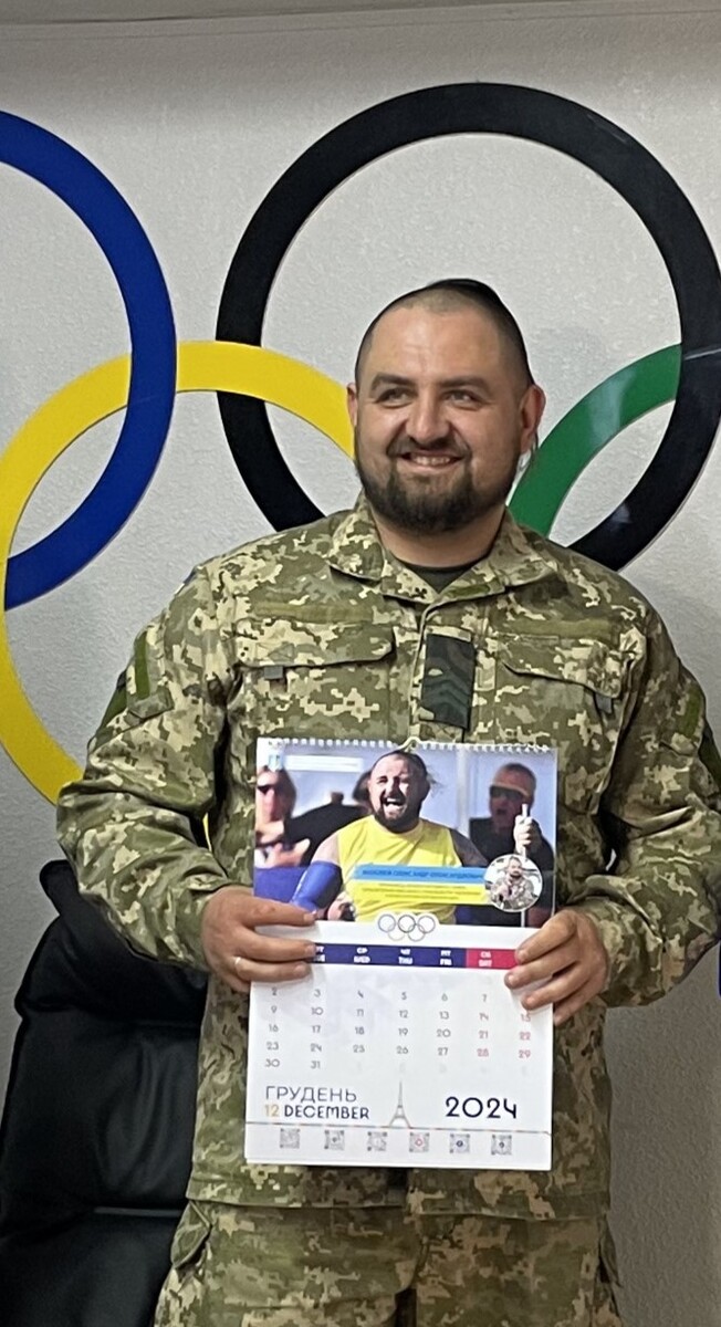 Портрет Олександра Маковея при вручені Календаря 2024