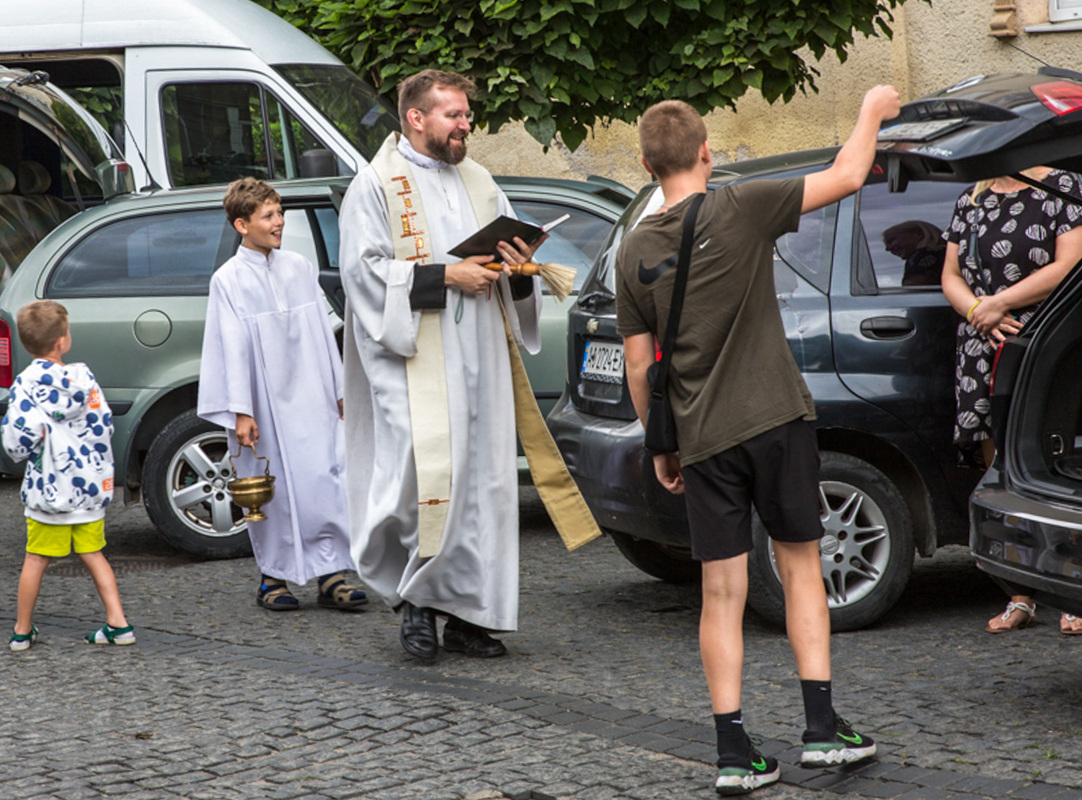 06.08.2023 м.Хуст Україна Освячення авто  