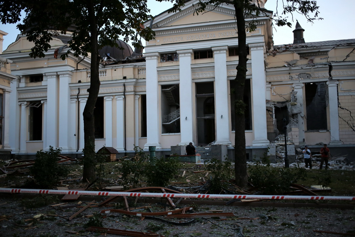 Зруйнований Спасо-Преображенський собор