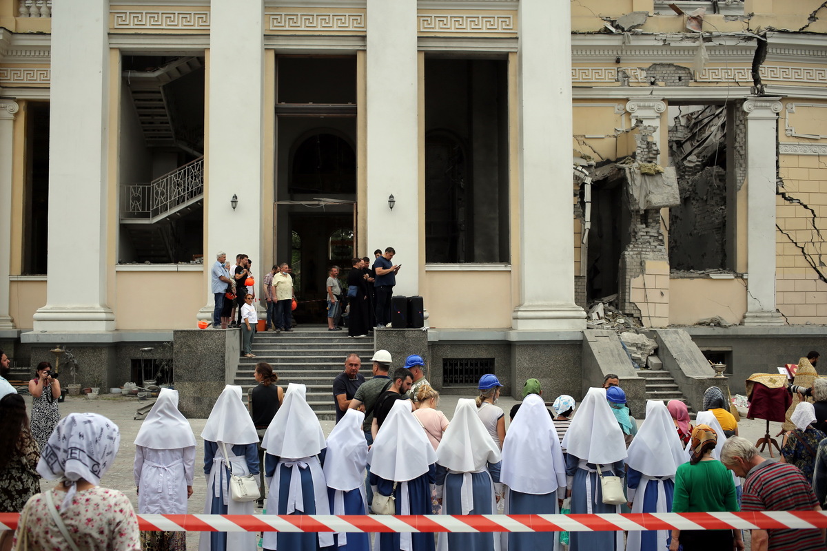 Зруйнований Спасо-Преображенський собор