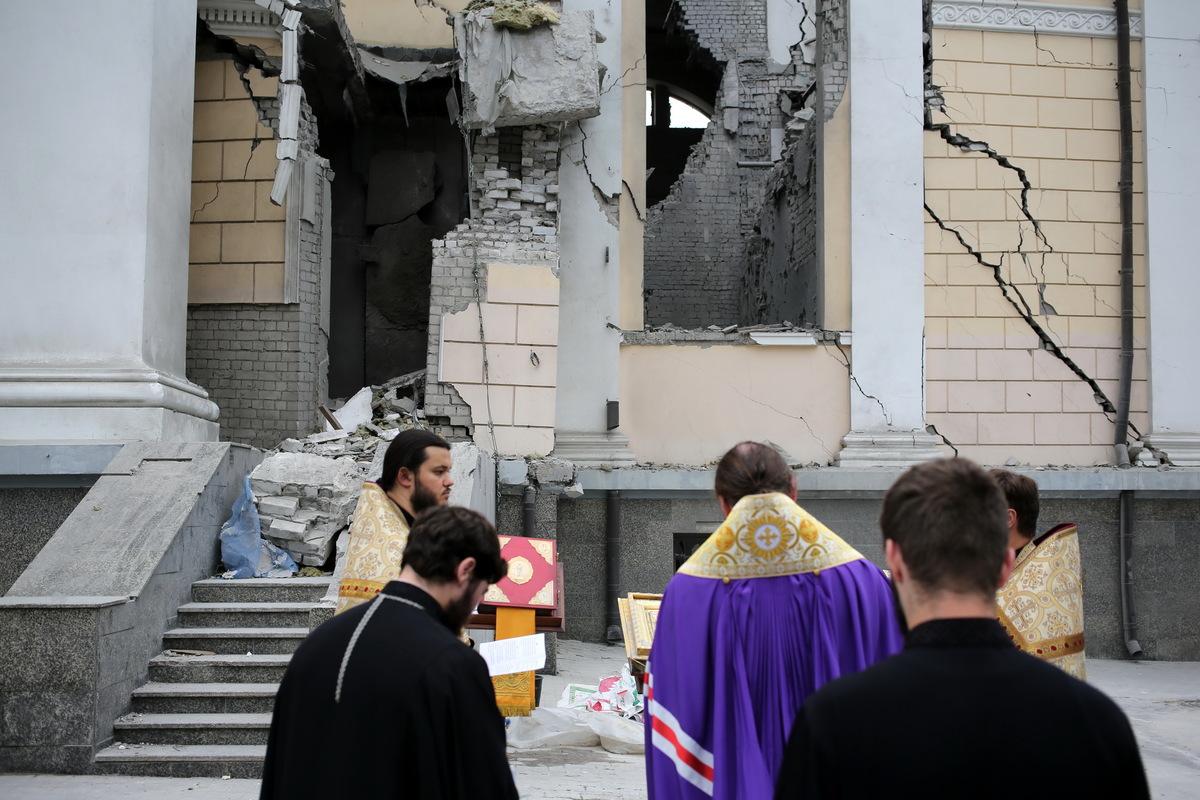 Зруйнований Спасо-Преображенський собор