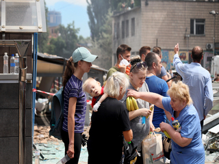 Охматдит після влучання російської ракети.