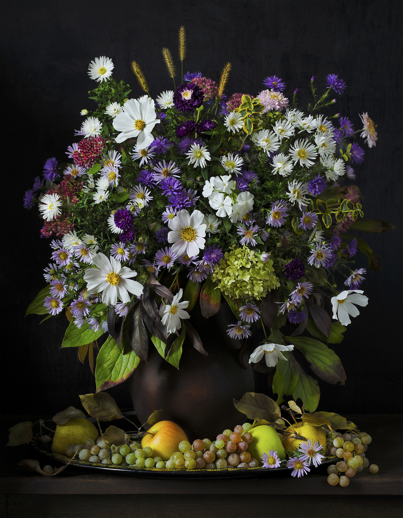 Натюрморт з осінніми квітами