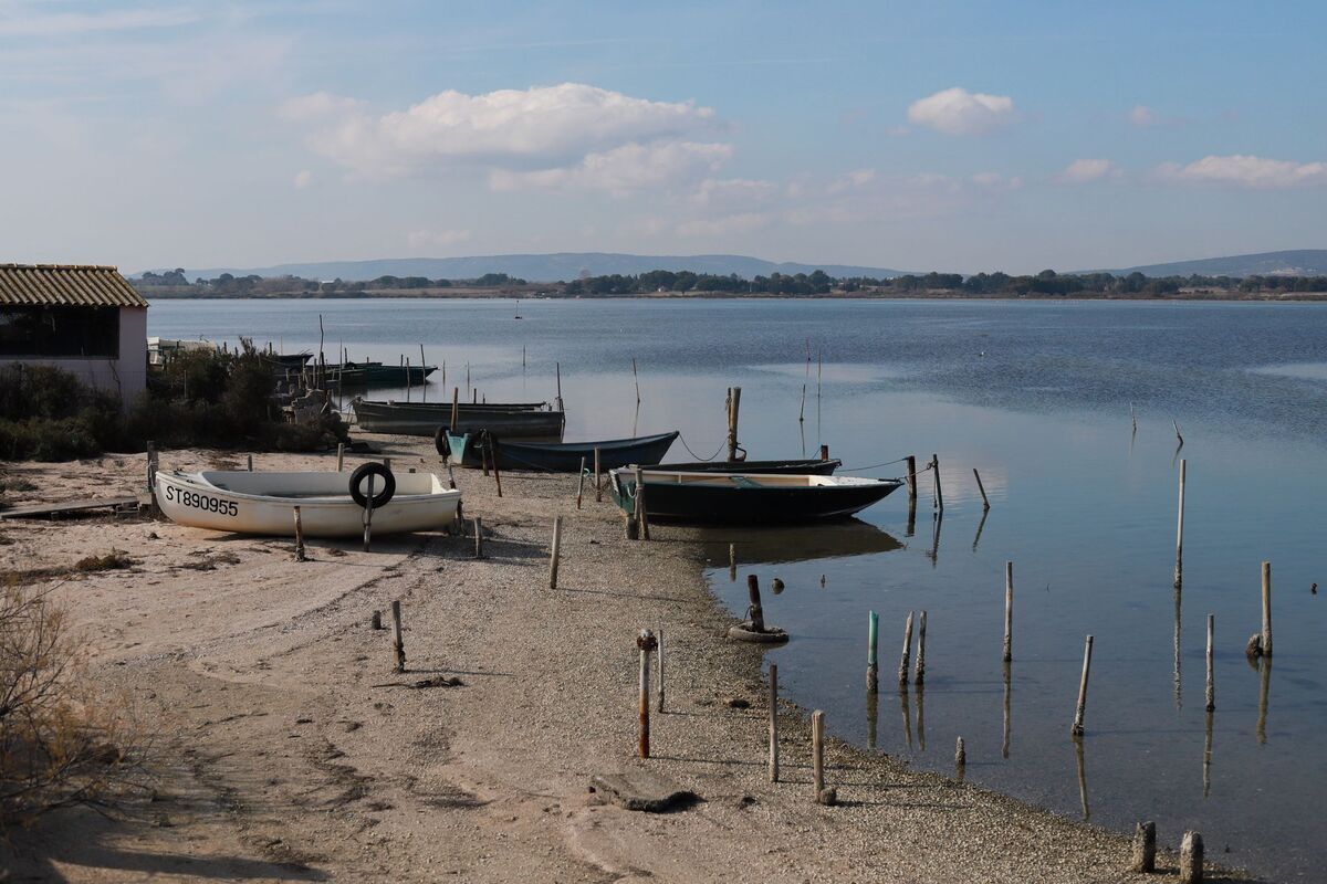 Франція. Монперьє. Селище рибалок.