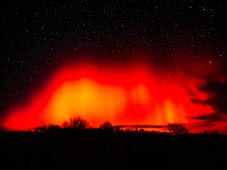 Північне сяйво на Донеччині