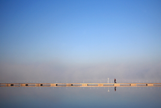 Pier on Lake Paprocańskie